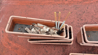 zavlažovací truhlíky, šířka 60 cm, 10 ks - 2