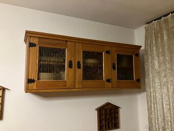 Starožitná komoda, jídelní stůl, lavice, židle - 2