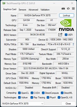 MSI GeForce RTX 3070 Gaming TRIO X - 2