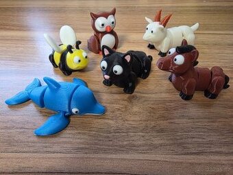 3D Barevná zvířátka - 2