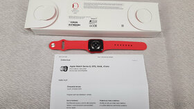 Hodinky Apple Watch Series 8, 41mm RED, NOVÉ, ZÁRUKA - 2