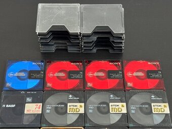 MD Minidisc média SONY TDK BASF sada 14ks - 2