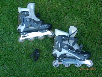 Nové Inline brusle 4x jeté. velikost 47/48 - 2