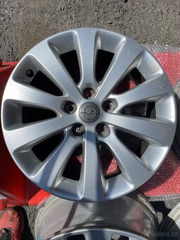 ALU sada originál Opel Astra 7Jx17 5x105 IS44 - 2