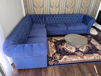 Sedací souprava Chesterfield "L" rohová - 2
