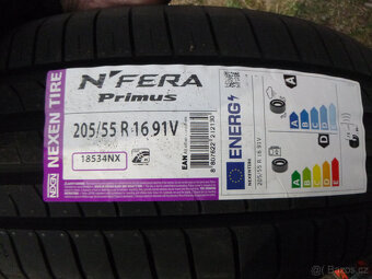 4x nové nejeté letní pneu 205/55 r16 - 2