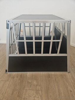 Přepravní klec, transportní box alu, 65x90x69cm - 2