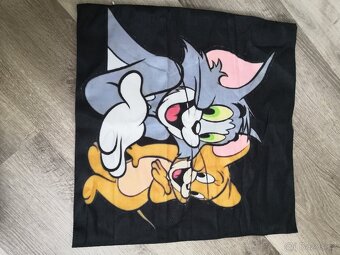 Nový Povlak na Polštářek Tom a Jerry 45cm x 45cm - 2