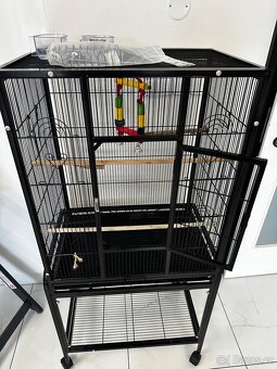 Klec pro ptáčka s doplňky - 2