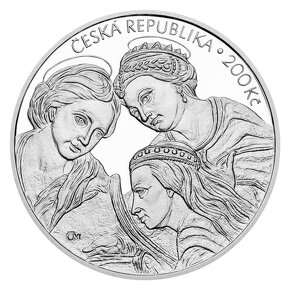 Pamětní stříbrná mince 200,- ČNB 2024 K. Škréta  BK či PROOF - 2