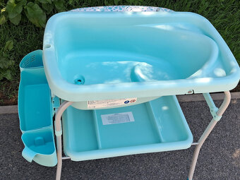 Přebalovací pult kombinovaný s vaničnou, skládací - 2