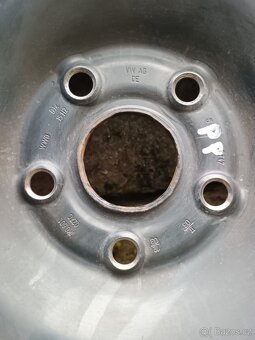 4x Plechové disky 15" - 2