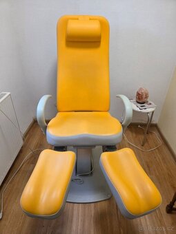 Elektrické Pedikérské křeslo gerlach 1motor žluté - 2
