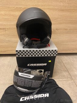 Otevřená helma na motorku Cassida Handy Plus, vel. M - 2