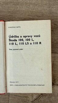 Údržba a opravy vozů ŠKODA 100, 100L, 110L, 110LS, 110R - 2