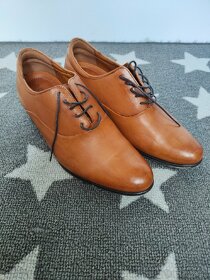 Společenské boty Oxford brown 37 - 2