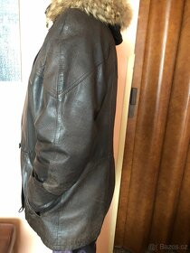 Kožený kabát - dámský - 2