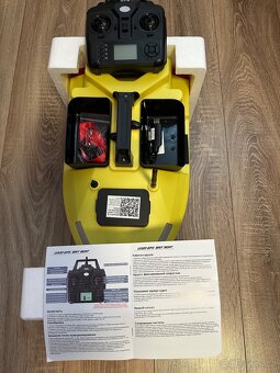 NOVÁ Zavážecí loďka na ryby s GPS,10000mAh - 2