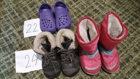 Dětské boty 20,21,22,24,25,26 tenisky, sandály, holínky - 2