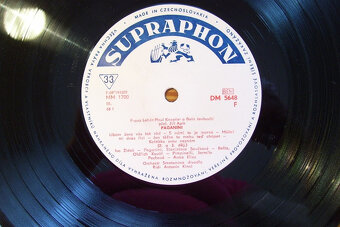 EP deska PAGANINI-orchestr Smetan.divadla 1956/45/ - 2