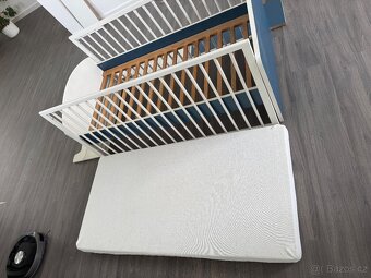 Dětská rostouci postýlka 140x70 včetně matrace a roštu - 2