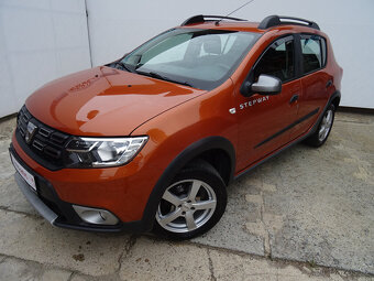 Dacia sandero stepway 0.9TCe,66kW,1majČR,s.kniha,klima,navi - 2
