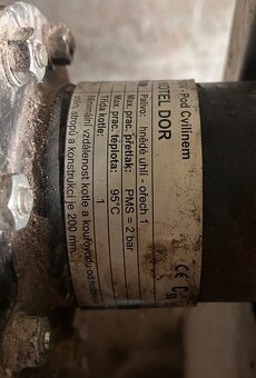Prodám kotel na tuhá paliva DAKON DOR 24kW - 2