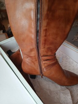 Kozačky  pod kolena,  nové - 2