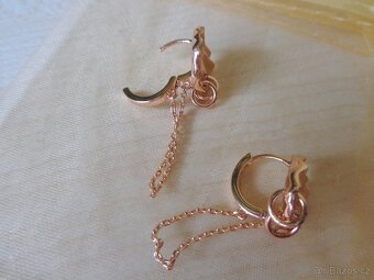 Náušnice s řetízkem - 2