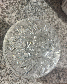 Broušená křišťálová dóza - 2