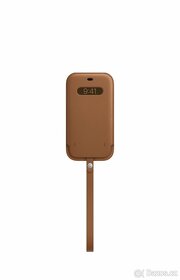 Originální kožený kryt Apple MagSafe – iPhone 12 Pro Max - 2