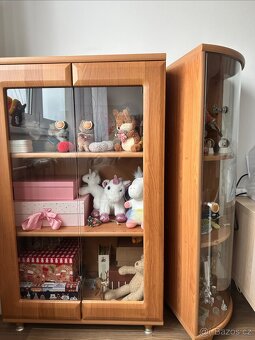 Komoda/skřínka se skleněný dveřmi - 2