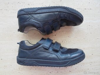 Modré boty polobotky kožené - 37 - 2