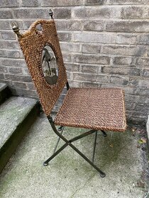 Prodám 4 ks zahradních skládacích židliček - - 2