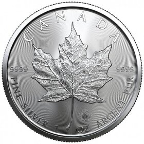 2022 Stříbrné investiční mince Maple Leaf Canada 1 Oz - 2
