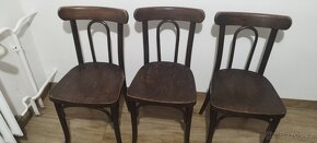 3ks židlí Thonet - 2