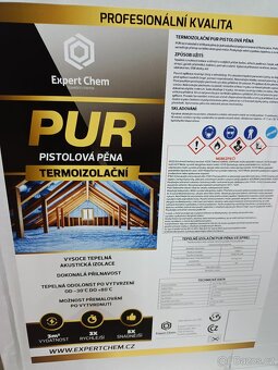 Termoizolační stříkaná pistolová pěna - 2