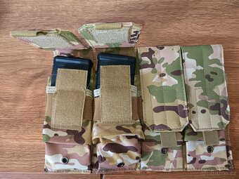 Molle Sumka na 4 zásobníky AR15/M4 - 2