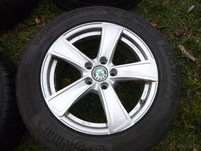 4x alu (5x112) zimní pneu 215/65 r17 (6-7 mm) - 2