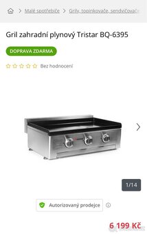 Prodám plynový gril - 2