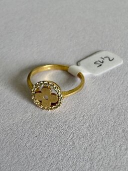 Zlatý prsten 14K, 2,15 g, vel.53 - 2