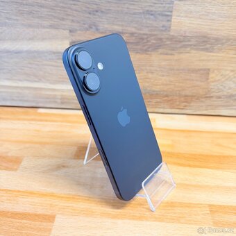 IPhone 16 256GB, black, 100% baterie, eSIM (rok záruka) - 2