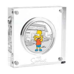 Bart Simpson stříbrná mince 1 oz Proof - 2