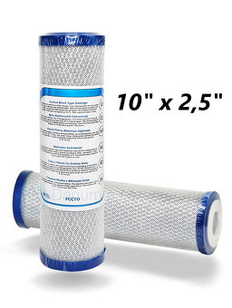 Filtrační vložky na vodu FCCTO, FCPPS, CTO, s aktivním uhlím - 2