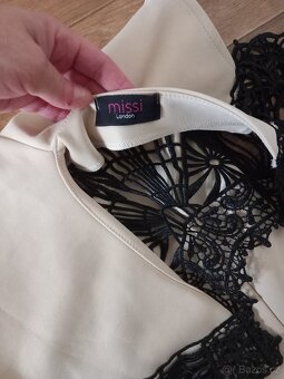 Krásné společenské šaty velikost 36-38 - 2