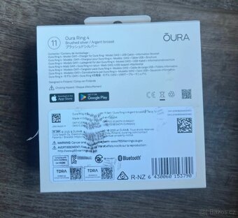 Oura ring 4 brushed silver, velikost 11 - 2