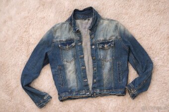 Elastická riflová bunda - 2