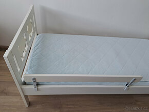 Dětská postel IKEA KRITTER bílá, 70x160 cm - 2