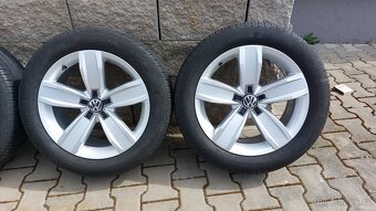 Alu kola 5x112 r17 Istanbul originál vw Passat b8 letní pneu - 2