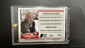 2020-21 Leaf Pro Set Memorabilia Patrick Lalime #PSM-60 - 2